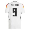 Maglia ufficiale Germania Niclas Fullkrug 9 Casa Euro 2024 per Uomo